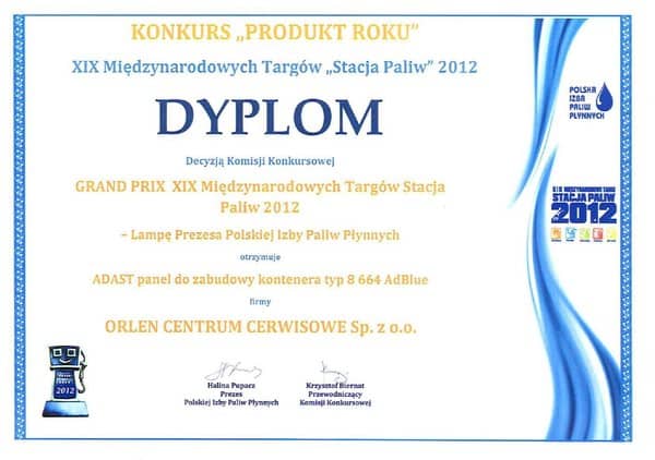 XIX. Mezinárodní výstava "Stacja Paliw" 2012 ve Varšavě